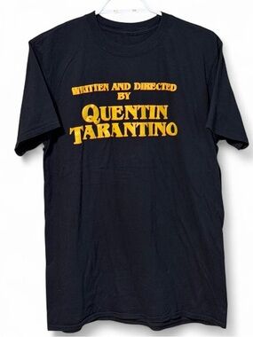 Quentin Tarantino black cotton t-shirt large